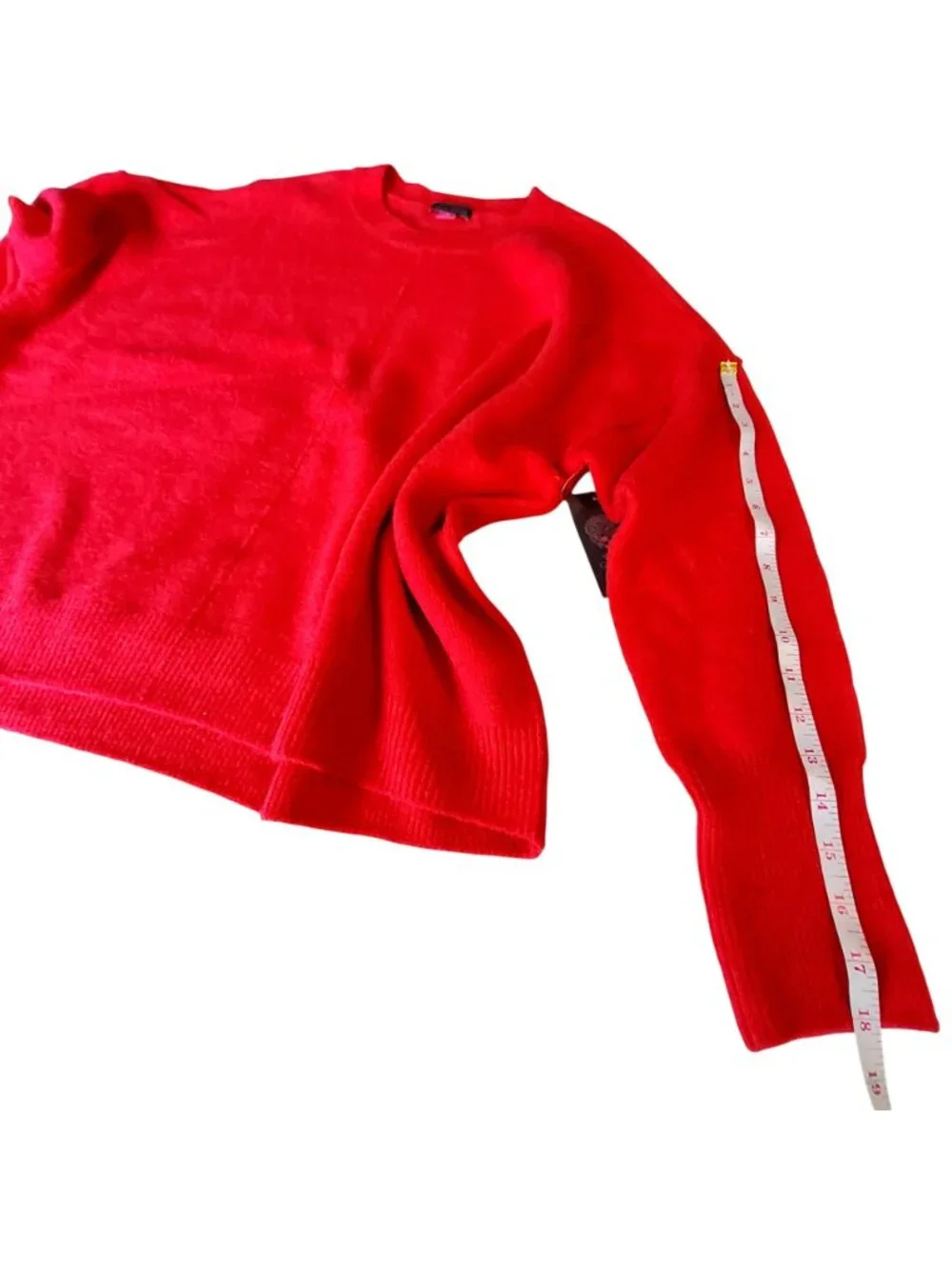 Vince Camuto Womens Tea Berry Red Sweater Size Medium Acrylic Blend  Relaxed fit